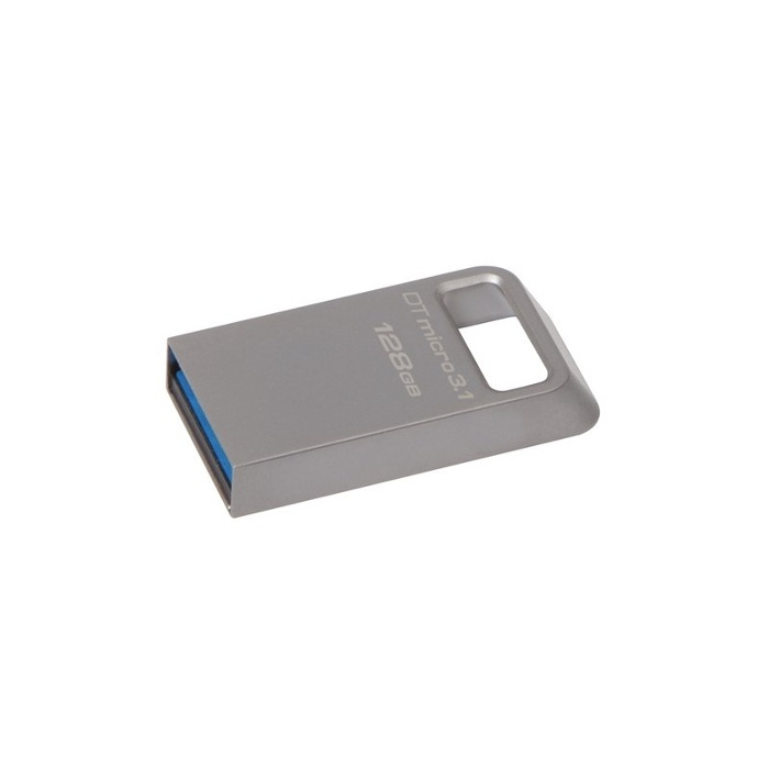 Kingston USB-Minne 128 GB | USB 3.0/USB 3.1, Grå in de groep HOME ELECTRONICS / Opslagmedia / USB-geheugen / USB 3.0 bij TP E-commerce Nordic AB (38-92724)