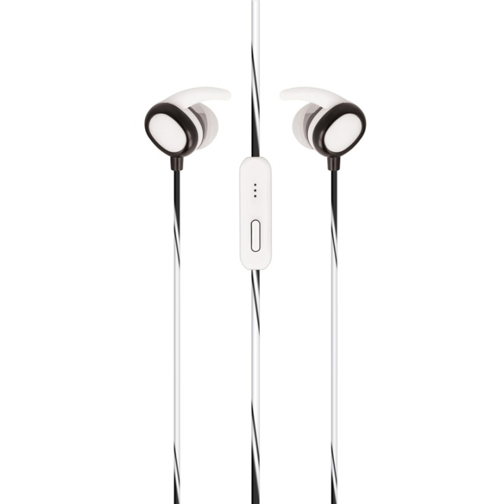 Setty Sportkoptelefoon met stevige pasvorm, wit in de groep HOME ELECTRONICS / Audio & Beeld / Koptelefoon & Accessoires / Koptelefoon bij TP E-commerce Nordic AB (38-92737)