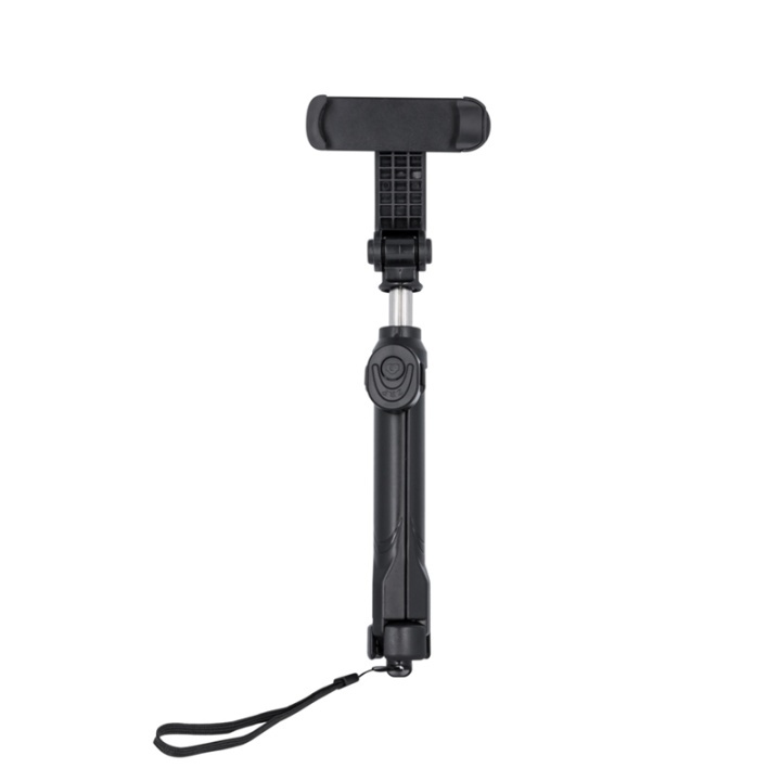 Setty Tripod Selfiestick med Bluetooth och Fjärrkontroll, Svart in de groep SMARTPHONE & TABLETS / Overige accessoires / Docks, statieven en houders bij TP E-commerce Nordic AB (38-92740)