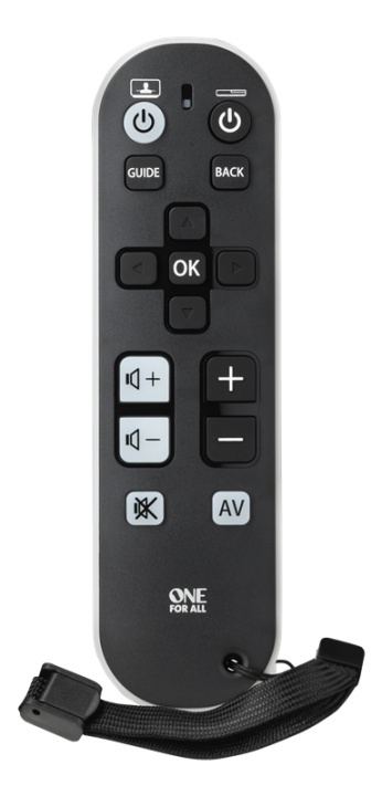 One For All URC 6810 Universal Remote Control Zapper, TV in de groep HOME ELECTRONICS / Audio & Beeld / TV & Accessoires / Afstandsbedieningen bij TP E-commerce Nordic AB (38-92826)