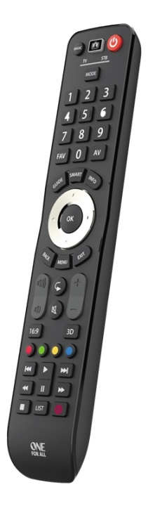 One For All URC 7125 Universal Remote Control Evolve 2 in de groep HOME ELECTRONICS / Audio & Beeld / TV & Accessoires / Afstandsbedieningen bij TP E-commerce Nordic AB (38-92829)