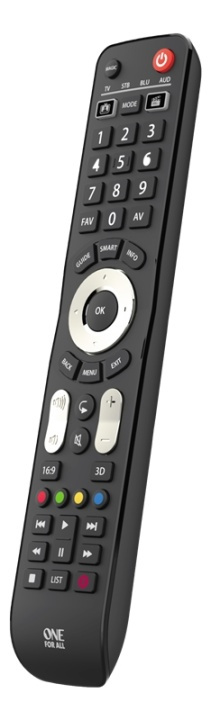 One For All URC 7145 Universal Remote Control - Evolve 4 in de groep HOME ELECTRONICS / Audio & Beeld / TV & Accessoires / Afstandsbedieningen bij TP E-commerce Nordic AB (38-92830)