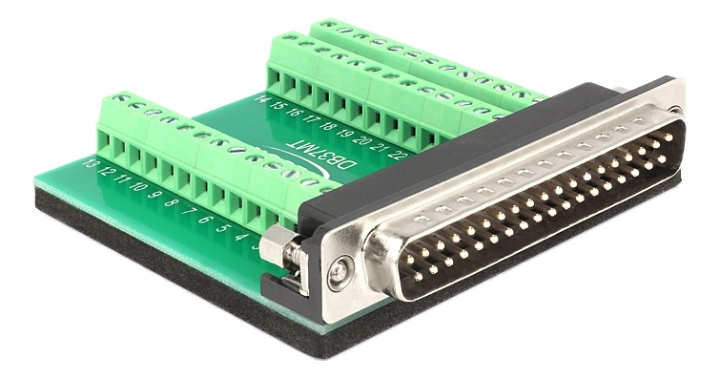 Delock Adapter Sub-D 37 pin male > Terminal Block 39 pin in de groep COMPUTERS & RANDAPPARATUUR / Computerkabels / Elektrische kabels bij TP E-commerce Nordic AB (38-92988)