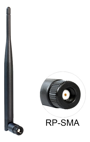 Delock WLAN 802.11 ac/a/b/g/n Antenna RP-SMA plug 4 - 5 dBi omnidirect in de groep COMPUTERS & RANDAPPARATUUR / Netwerk / Routers bij TP E-commerce Nordic AB (38-92994)