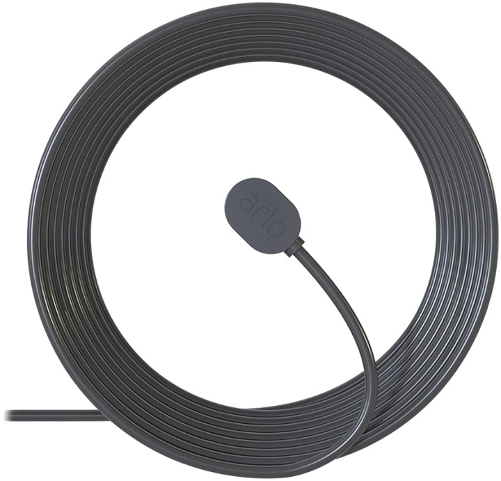 Arlo Outdoor Magnetic Charging Cable, Black in de groep HUISHOUDEN & TUIN / Alarm & Beveiliging / Beveiligingscamera\'s / Digitaal (netwerk) / Accessoires bij TP E-commerce Nordic AB (38-93040)