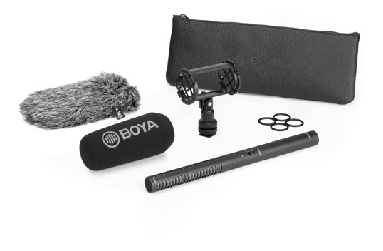 BOYA Professional Shotgun Microphone (Short) in de groep HOME ELECTRONICS / Audio & Beeld / Handmicrofoons bij TP E-commerce Nordic AB (38-93101)