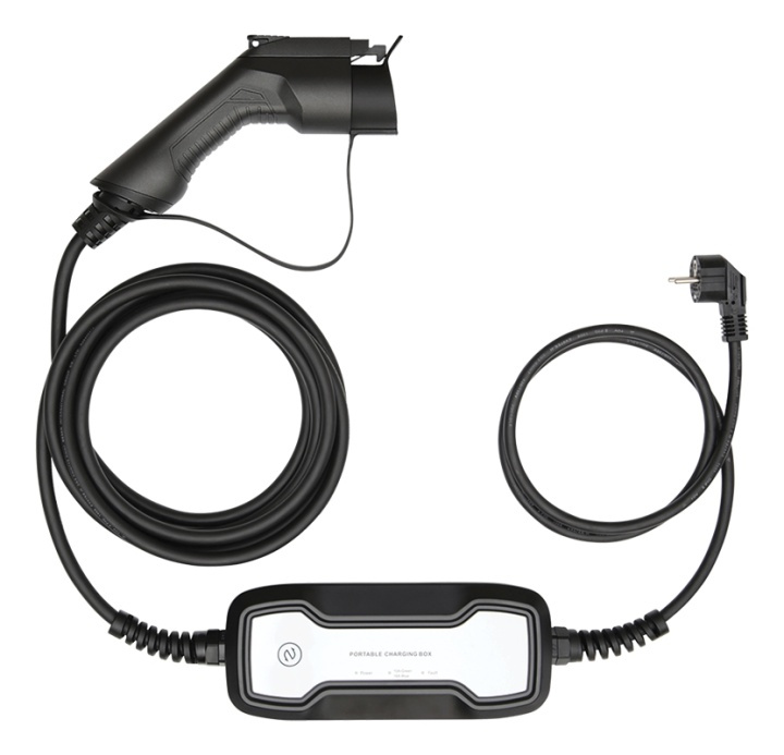 DELTACO e-Charge, cable Mode 2, Schuko - type 1, 10-16A, 5M in de groep AUTO / Laadkabels & Oplaadboxen voor Elektrische auto bij TP E-commerce Nordic AB (38-93270)