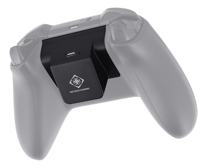 DELTACo GAMING trådlös Qi-receiver med inbyggt batteri till Xbox one k in de groep HOME ELECTRONICS / Spelconsoles en accessoires / Xbox One bij TP E-commerce Nordic AB (38-93300)