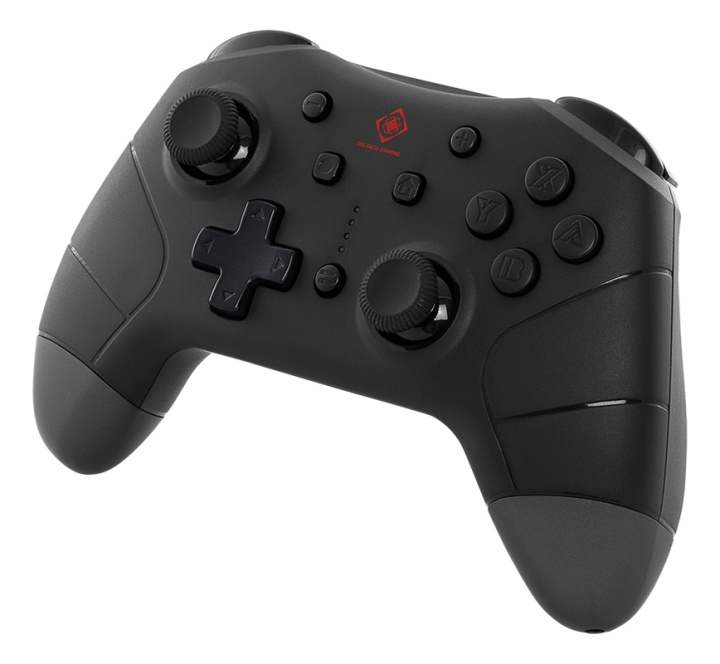 DELTACO GAMING Nintendo switch bluetooth controller, black in de groep HOME ELECTRONICS / Spelconsoles en accessoires / Nintendo Switch / Accessoires bij TP E-commerce Nordic AB (38-93313)