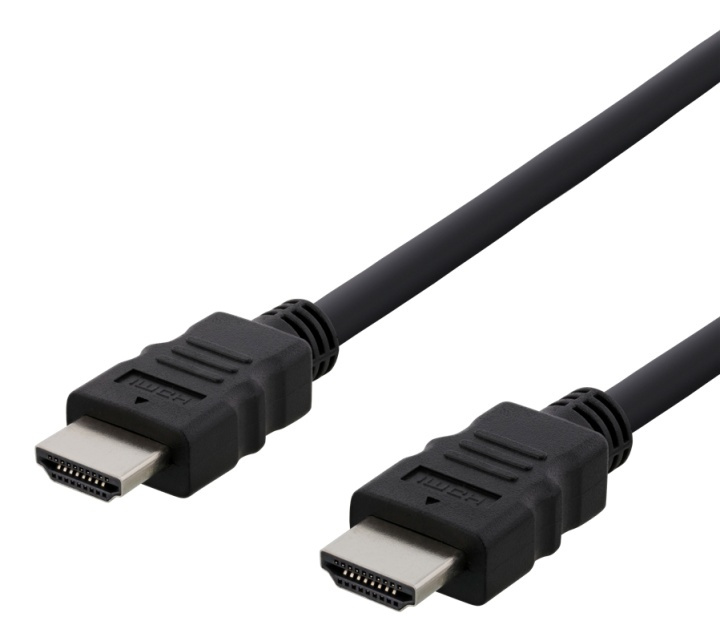 DELTACO HDMI cable FSC, HDMI High Speed w/Ethernet, CCS, 1,0m, black in de groep HOME ELECTRONICS / Kabels & Adapters / HDMI / Kabels bij TP E-commerce Nordic AB (38-93329)