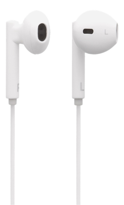 STREETZ in-ear Lightning headset, MFi, volume control, remote, white in de groep HOME ELECTRONICS / Audio & Beeld / Koptelefoon & Accessoires / Koptelefoon bij TP E-commerce Nordic AB (38-93333)