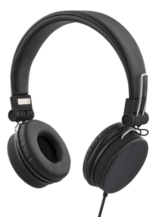 STREETZ headset for smartphone, microphone, 1-button, 1,5m, black in de groep HOME ELECTRONICS / Audio & Beeld / Koptelefoon & Accessoires / Koptelefoon bij TP E-commerce Nordic AB (38-93336)