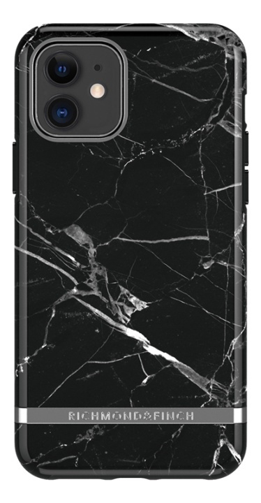 Richmond & Finch Black Marble, iPhone 11, silver details in de groep SMARTPHONE & TABLETS / Mobielbescherming / Apple / Lippenstift / Lipgloss bij TP E-commerce Nordic AB (38-93347)