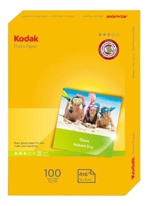 Kodak photo gloss A6 (4x6) paper 180gsm (100 pack) in de groep HUISHOUDEN & TUIN / Kantoormateriaal / Papier & Blokken bij TP E-commerce Nordic AB (38-93370)