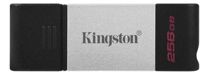 Kingston 256GB USB-C 3.2 Gen 1 DataTraveler 80 in de groep HOME ELECTRONICS / Opslagmedia / USB-geheugen / USB 3.2 bij TP E-commerce Nordic AB (38-93419)