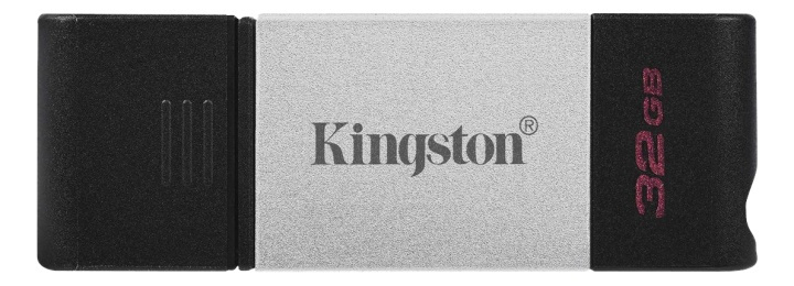 Kingston 32GB USB-C 3.2 Gen 1 DataTraveler 80 in de groep HOME ELECTRONICS / Opslagmedia / USB-geheugen / USB 3.2 bij TP E-commerce Nordic AB (38-93420)