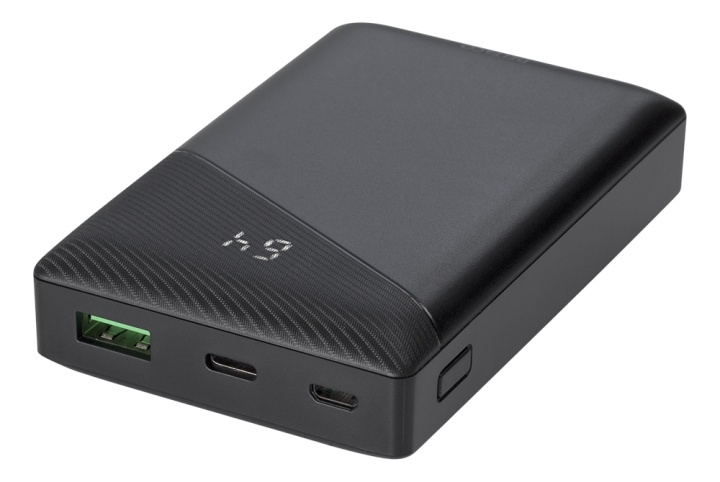 DELTACO power bank 10 000 mAh, 1x USB-C PD, 1x USB-A Fast Charge in de groep SMARTPHONE & TABLETS / Opladers & Kabels / Powerbanks bij TP E-commerce Nordic AB (38-93495)