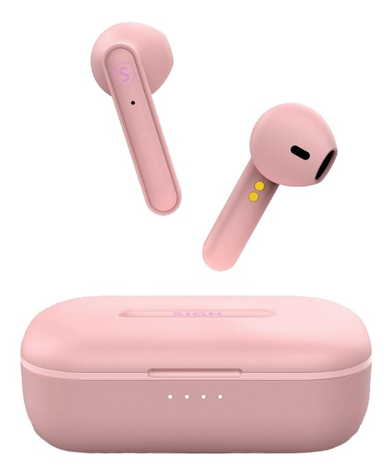 SiGN Freedom wireless in-ear buds, pink in de groep HOME ELECTRONICS / Audio & Beeld / Koptelefoon & Accessoires / Koptelefoon bij TP E-commerce Nordic AB (38-93572)