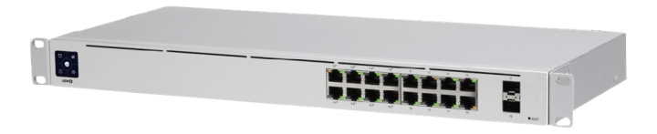 Ubiquiti UniFi 16Port Gigabit Switch with PoE and SFP in de groep COMPUTERS & RANDAPPARATUUR / Computerkabels / Schakelaars bij TP E-commerce Nordic AB (38-93638)