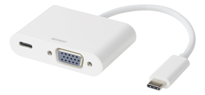 TYPE C TO VGA+PD 60W in de groep COMPUTERS & RANDAPPARATUUR / Computerkabels / VGA / Adapters bij TP E-commerce Nordic AB (38-93663)