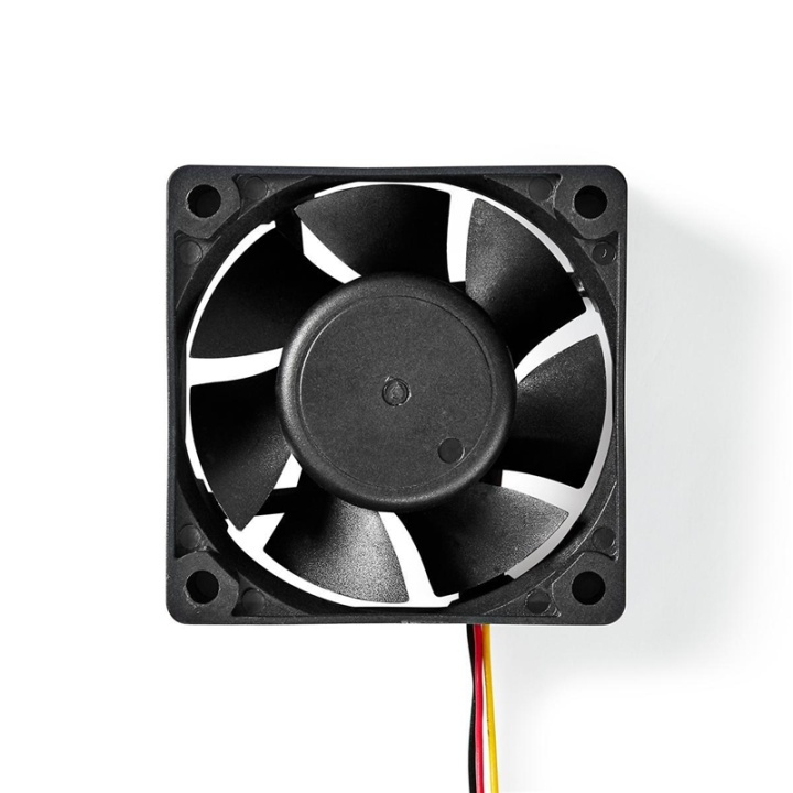 Nedis DC Ventilator | DC | Grootte ventilator: 60 mm | 3-Pin | 32.3 dBA | Zwart in de groep COMPUTERS & RANDAPPARATUUR / Computeronderdelen / Koeling / Chassisventilatoren bij TP E-commerce Nordic AB (38-93828)