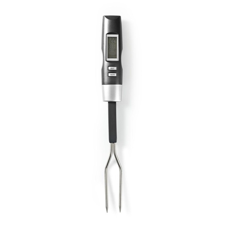 Nedis Vleesthermometer | Temperatuurinstelling | LCD-Scherm | 0 - 110 °C | Zilver / Zwart in de groep HUISHOUDEN & TUIN / Keukengerei / Braadthermometers bij TP E-commerce Nordic AB (38-93868)