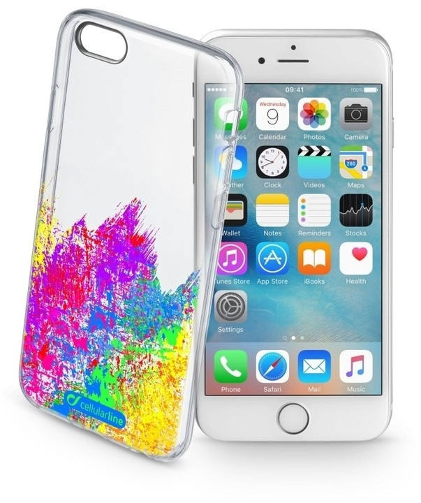 cellularline Kunst, TPU-omhulsel iPhone 6/6S in de groep SMARTPHONE & TABLETS / Mobielbescherming / Apple / iPhone 6/6S / Hoesjes bij TP E-commerce Nordic AB (38-94002)