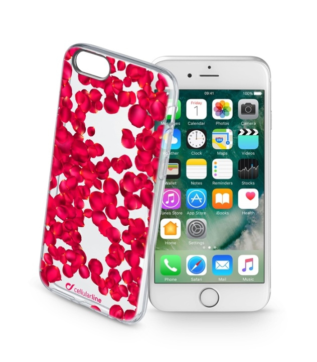 cellularline Rozen, TPU-omhulsel iPhone 6/6S in de groep SMARTPHONE & TABLETS / Mobielbescherming / Apple / iPhone 6/6S / Hoesjes bij TP E-commerce Nordic AB (38-94004)