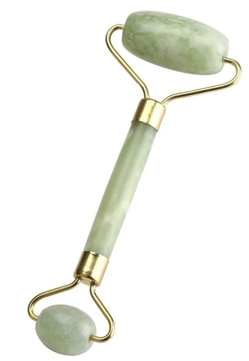 Gezichtsroller, Jade Roller, Groen, Geschenkverpakking in de groep BEAUTY & HEALTH / Huidsverzorging / Gezicht / Hulpmiddelen voor huidverzorging bij TP E-commerce Nordic AB (38-94006)