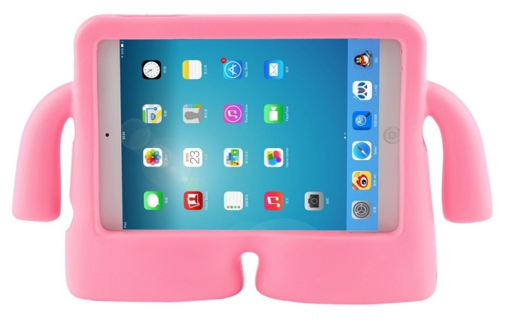 Kinderhoes voor iPad Mini 1/2/3, Lichtroze in de groep SMARTPHONE & TABLETS / Tablet bescherming / Apple iPad bij TP E-commerce Nordic AB (38-94050)