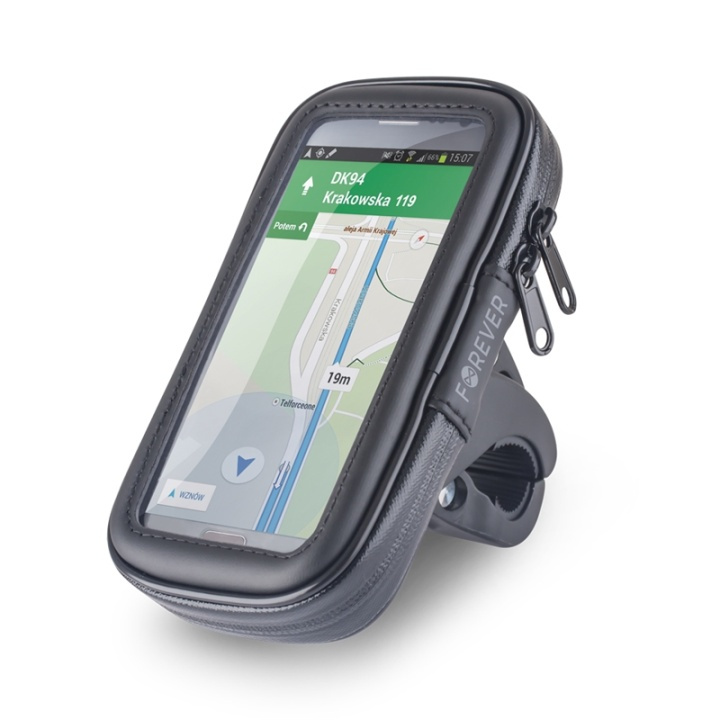 Houder voor mobiele telefoon voor motorfiets, fiets BH-100 XXL 6,5 in de groep SPORT, VRIJE TIJD & HOBBY / Sportuitrusting / Fietsaccessoires / Overige fietsaccessoires bij TP E-commerce Nordic AB (38-94056)
