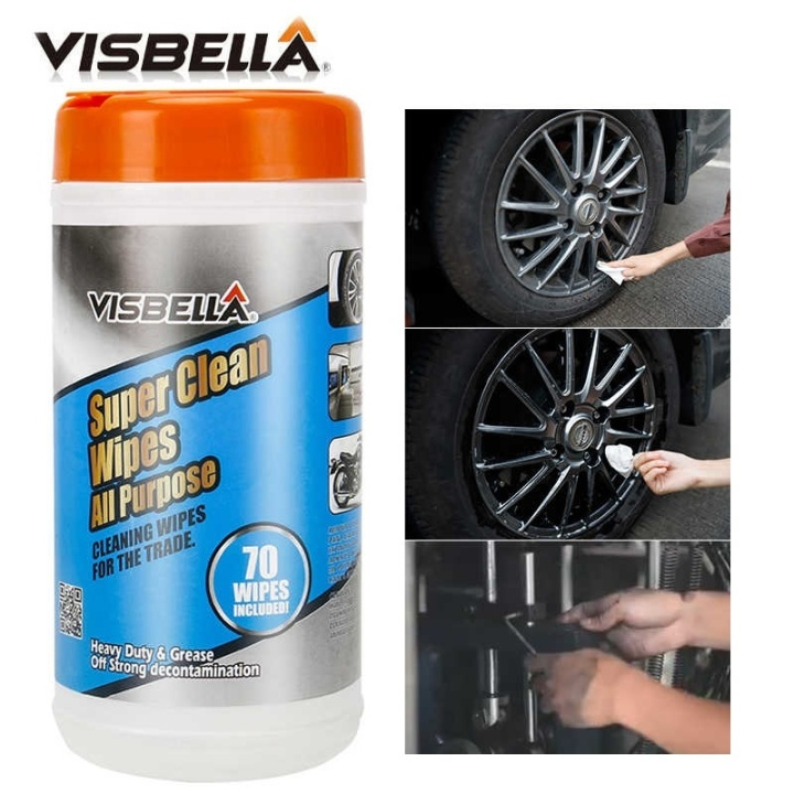 Visbella - Allesreinigingsdoekjes in pot, 70 stuks in de groep AUTO / Auto schoonmaken bij TP E-commerce Nordic AB (38-94072)