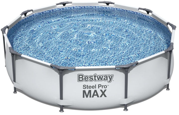Bestway Steel Pro MAX, 3,05 m diameter, 4678 Liter in de groep HUISHOUDEN & TUIN / Tuinproducten / Zwembad & Accessoires / Zwembaden bij TP E-commerce Nordic AB (38-94078)