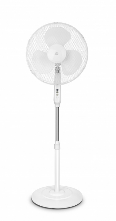 Vloerventilator, 40 cm, laag geluidsniveau, 3 snelheden, ronde voet in de groep HUISHOUDEN & TUIN / Ventilatoren & Klimaatproducten / Vloerventilatoren bij TP E-commerce Nordic AB (38-94082)