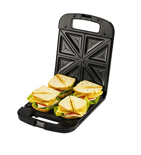 Adler Tosti-grill voor 4 tosti\'s in de groep HUISHOUDEN & TUIN / Huishoudelijke apparaten / Broodroosters & Broodgrills / Tafelgrills & Raclette bij TP E-commerce Nordic AB (38-94148)