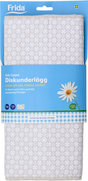 Frida Diskunderlägg i mikrofiber för effektiv torkning in de groep HUISHOUDEN & TUIN / Schoonmaakproducten / Overige schoonmaakaccessoires bij TP E-commerce Nordic AB (38-94289)