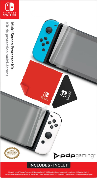 Skärmskyddskit till Nintendo Switch och Switch OLED in de groep HOME ELECTRONICS / Spelconsoles en accessoires / Nintendo Switch / Accessoires bij TP E-commerce Nordic AB (38-94333)