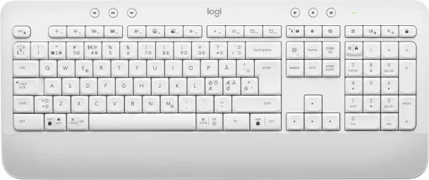 Logitech SIGNATURE K650 trådlöst tangentbord, Vit in de groep COMPUTERS & RANDAPPARATUUR / Muizen en toetsenborden / Toetsenborden / Draadloos bij TP E-commerce Nordic AB (38-94351)