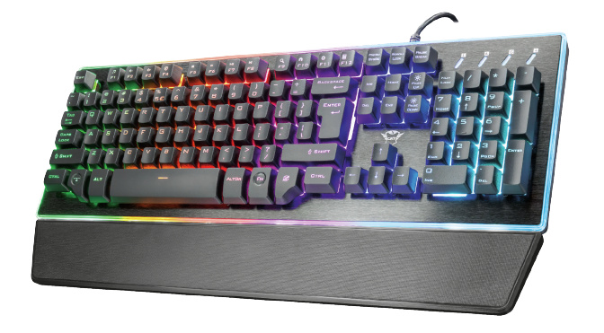 Trust GXT 860 Thura Semi-mechanisch LED Toetsenbord in de groep COMPUTERS & RANDAPPARATUUR / GAMING / Toetsenborden bij TP E-commerce Nordic AB (38-94402)