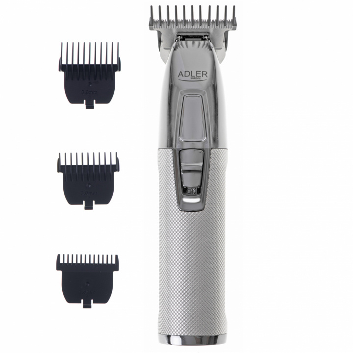 Adler AD 2836s Professionele Trimmer - USB, Zilver in de groep BEAUTY & HEALTH / Haar & Styling / Scheren & Trimmen / Baardtrimmer & Accessoires bij TP E-commerce Nordic AB (38-94410)