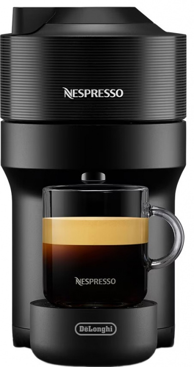Nespresso Vertuo Pop Kaffemaskin av DeLonghi, Svart in de groep HUISHOUDEN & TUIN / Huishoudelijke apparaten / Koffiezetapparaten en accessoires / Espressomachines bij TP E-commerce Nordic AB (38-94477)
