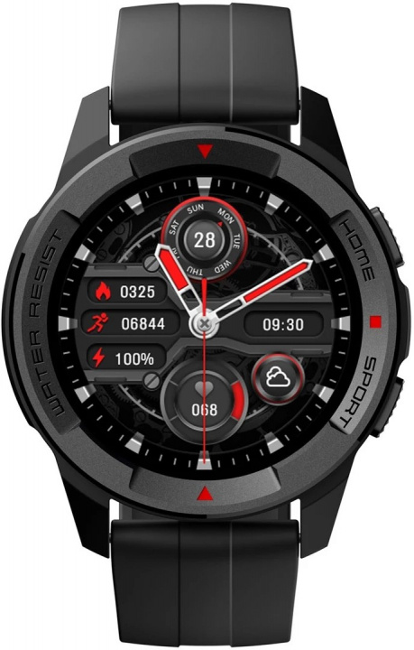 Mibro X1 Black Sportig smartwatch med Amoled HD-skärm & hälsofunktioner in de groep SPORT, VRIJE TIJD & HOBBY / Smartwatch & Activiteitsmeters / Smartwatches bij TP E-commerce Nordic AB (38-94551)
