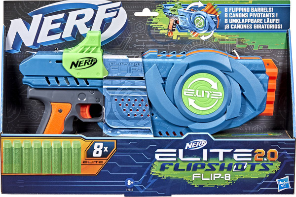 Nerf Elite 2.0 Flip 8 Blaster in de groep SPEELGOED, KINDER- & BABYPRODUCTEN / Spelletje / Spellen voor buiten bij TP E-commerce Nordic AB (38-94561)