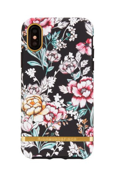 Richmond & Finch ZWART GEBLOEMD, IPHONE X/XS/11 in de groep SMARTPHONE & TABLETS / Mobielbescherming / Apple / iPhone X/XS / Hoesjes bij TP E-commerce Nordic AB (38-94607)