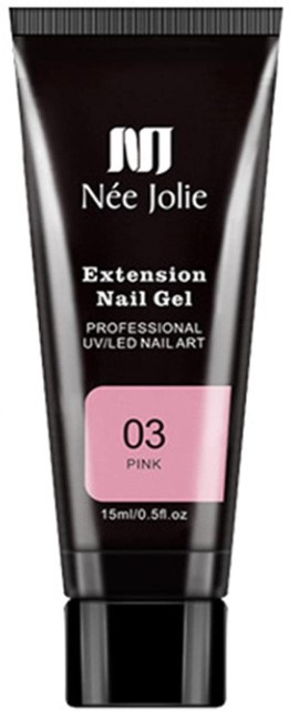 Née Jolie Extension Nail Gel - 3 Pink in de groep BEAUTY & HEALTH / Manicure/pedicure / Nagellak bij TP E-commerce Nordic AB (38-94623)