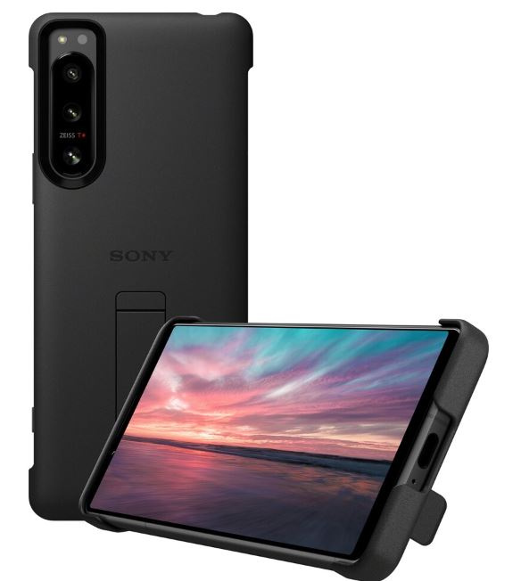 Sony Xperia 5 IV Backcover Black in de groep SMARTPHONE & TABLETS / Mobielbescherming / Sony bij TP E-commerce Nordic AB (38-94686)