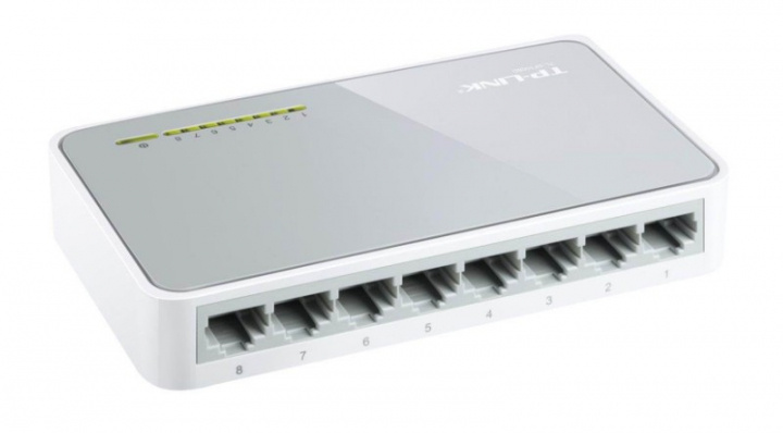 TP-Link TL SF1008D - Switch, 8 x 10/100 - Pre-owned, Klass A in de groep COMPUTERS & RANDAPPARATUUR / Netwerk / Schakelaars bij TP E-commerce Nordic AB (38-94980)
