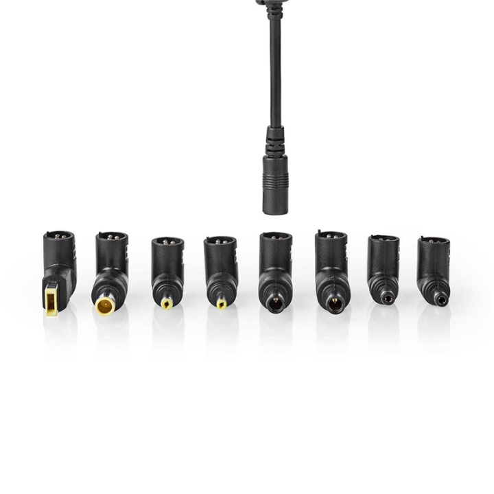 Nedis Notebook-Adapter | 90 W | 18.5 / 19 / 19.5 / 20 V DC | 6.0 A | Type-F (CEE 7/7) in de groep COMPUTERS & RANDAPPARATUUR / Laptops & accessoires / Computeroplader / Laptop oplader / Universal bij TP E-commerce Nordic AB (38-95017)