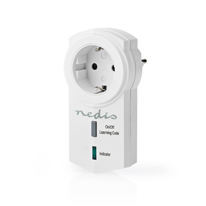 Nedis RF-stekker | Mesh / 433 MHz | IP20 | 3680 W | Randaarde stekker / Type F (CEE 7/7) | -10 - 40 °C | Wit in de groep HUISHOUDEN & TUIN / Smart home / Smart plugs bij TP E-commerce Nordic AB (38-95076)