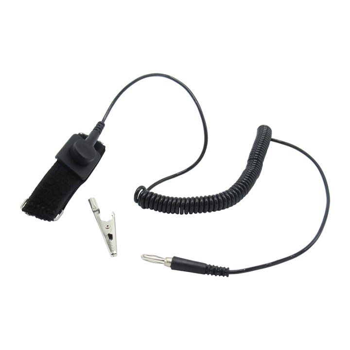 RND Lab Antistatic Wrist Strap Black in de groep COMPUTERS & RANDAPPARATUUR / Computeronderdelen / Gereedschap & montage bij TP E-commerce Nordic AB (38-95221)